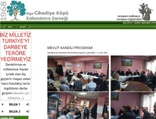 Tablet Screenshot of cihadiye.com